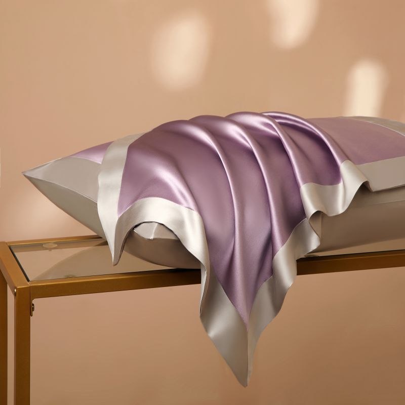 40 Momme Silk Pillowcase Front - Luxury Skincare Men review and price