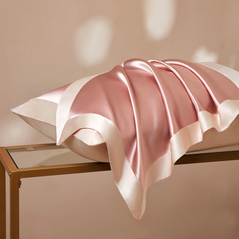 40 Momme Silk Pillowcase Front - Luxury Skincare Men review and price