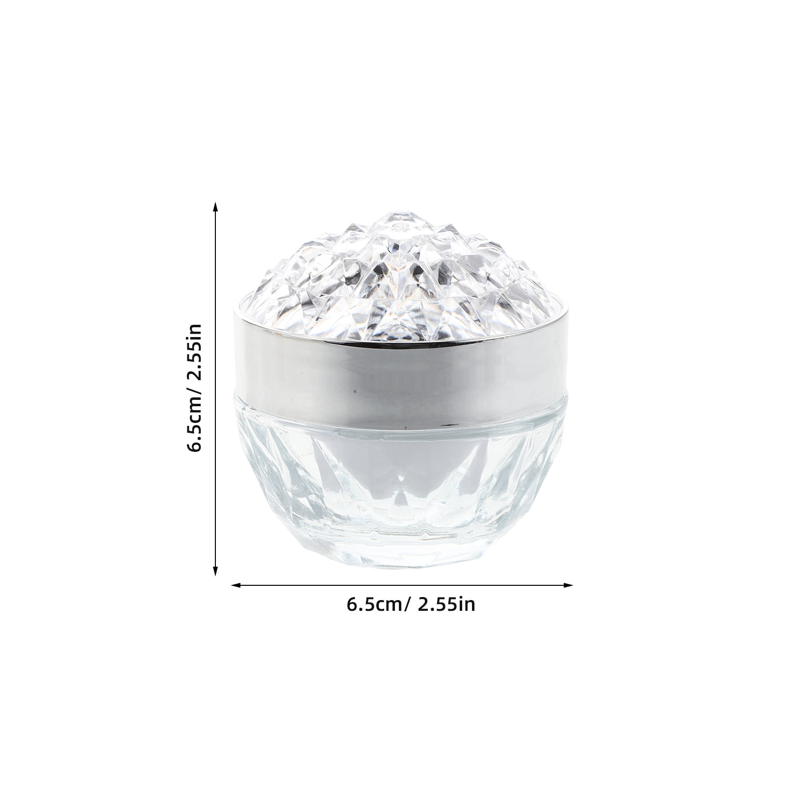 5Pcs Travel Size Cream Jars Gl - Luxury Skincare Travel Size review and price