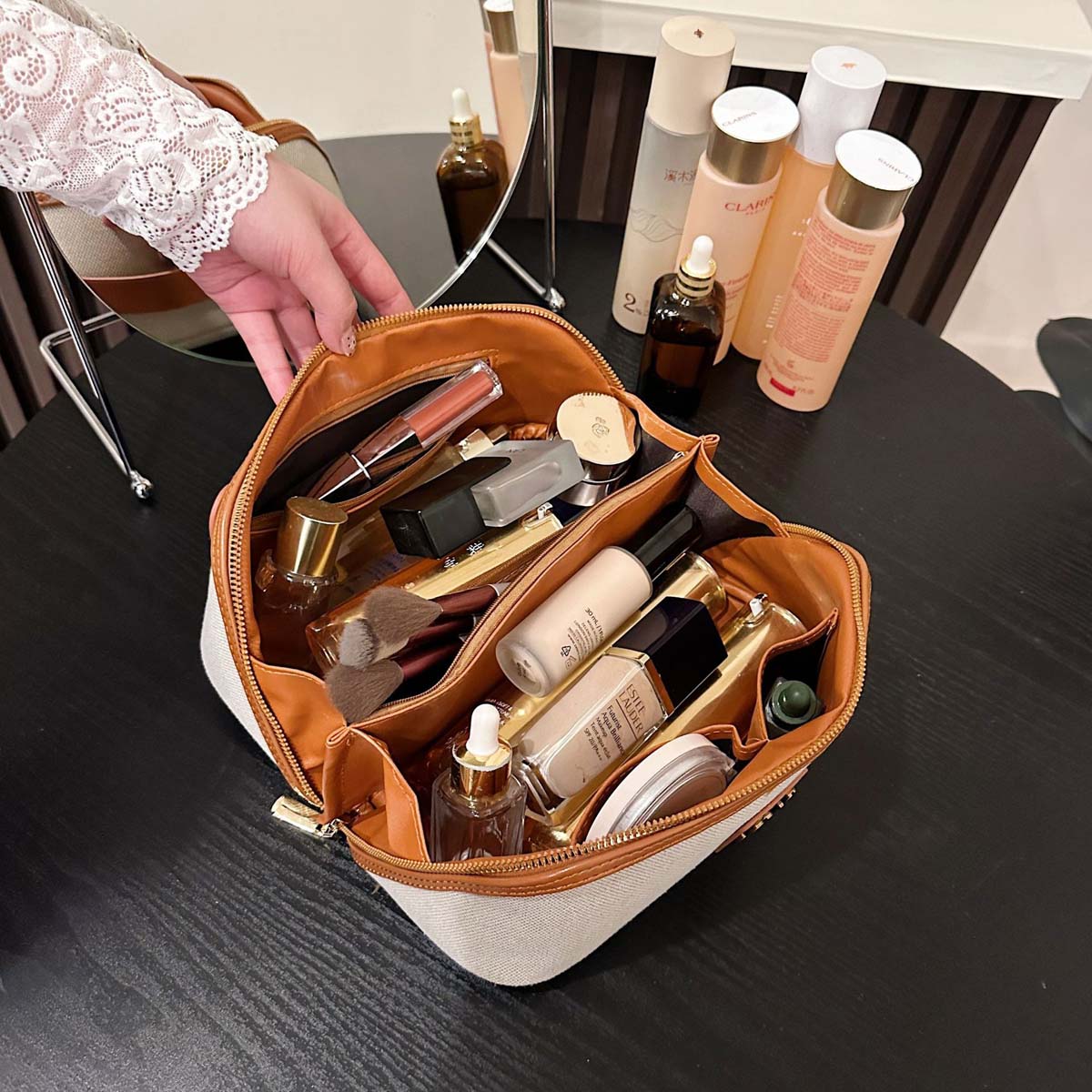 Retro light luxury simple canv - Luxury Skincare Box review and price